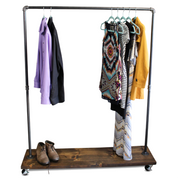 90S Single Shelf - Industrial Clothes Rack
