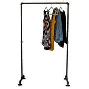 90 Pipe Clothing Rack - Industrial Retail Display